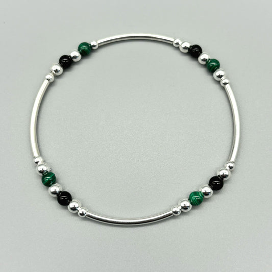 Crystal healing bracelet for personal growth and transformation by My Silver Wish