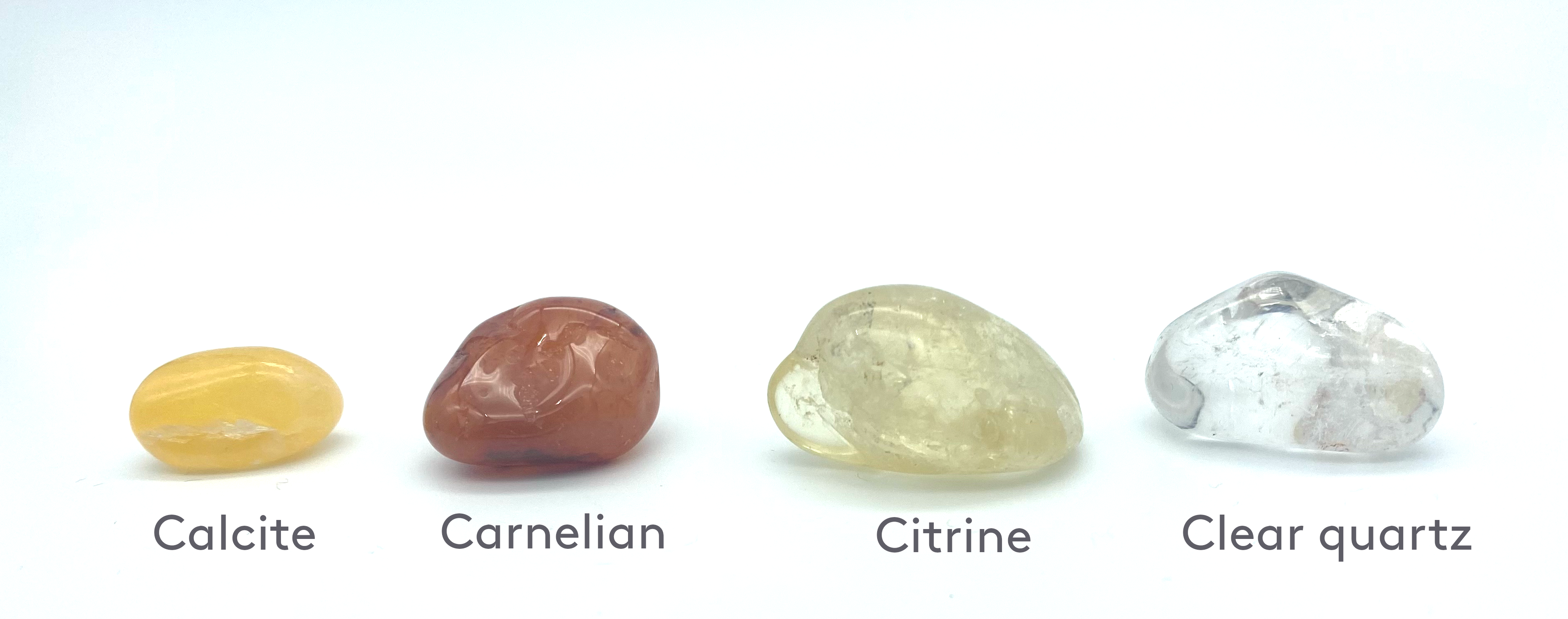 Calcite Carnelian Citrine Clear Quartz